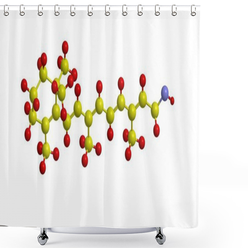 Personality  Molecular Structure Of Retinol (vitamin A1) Shower Curtains