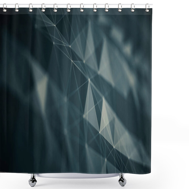 Personality  Abstraction Futuristic Background For Design Shower Curtains