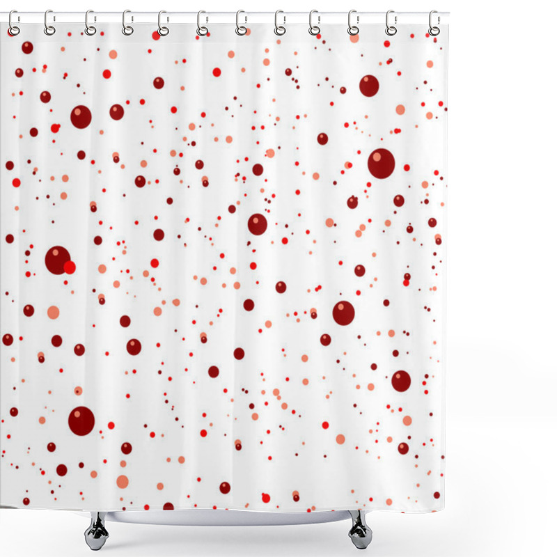 Personality  Dot Background For Poster Or Card Vector Shower Curtains