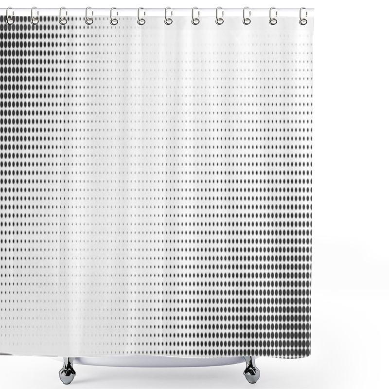 Personality  Halftone Effect Vector Background Shower Curtains