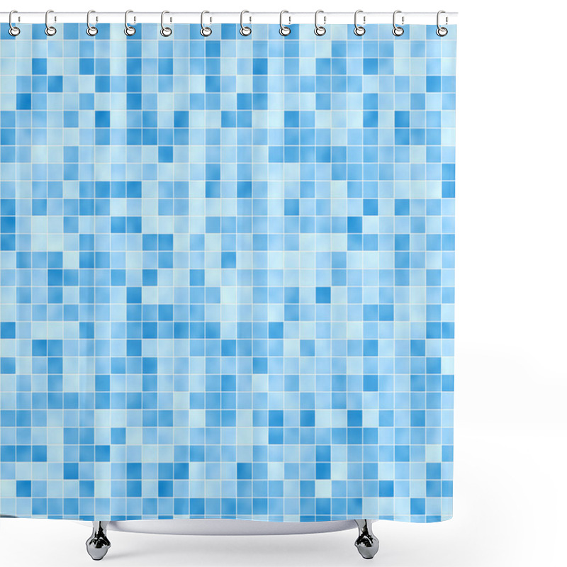 Personality  Mosaic Tile Seamless Pattern. Shower Curtains