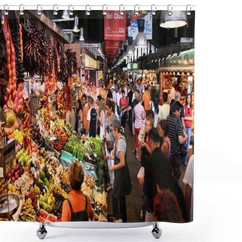 Personality  Boqueria, Barcelona Shower Curtains