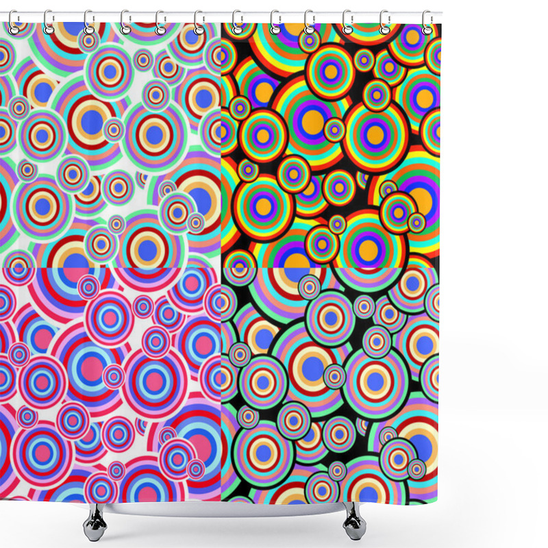 Personality  Seamless Texture Shower Curtains