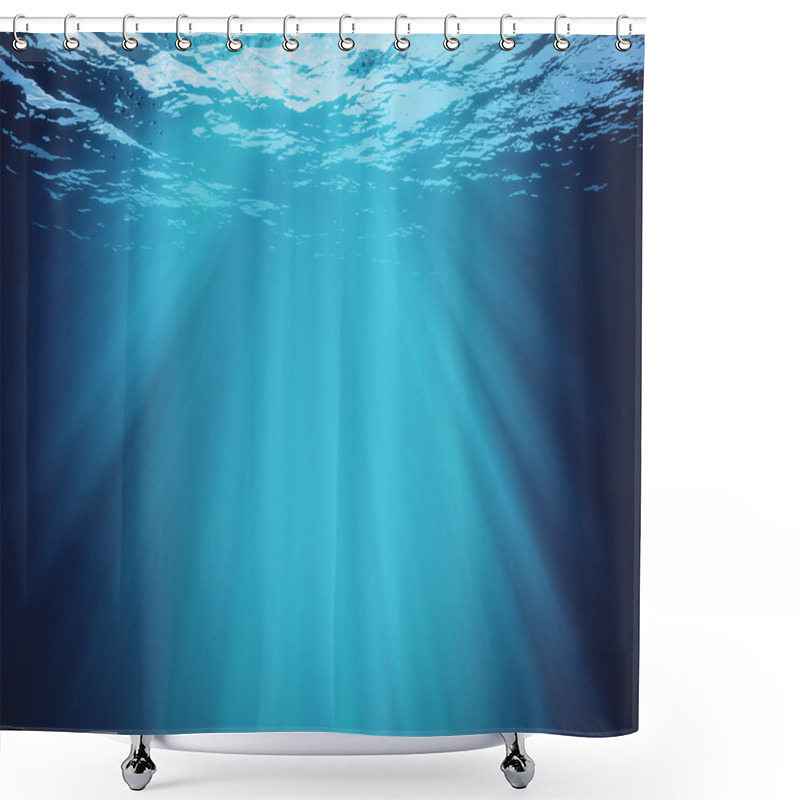 Personality  Deep Blue Sea Shower Curtains