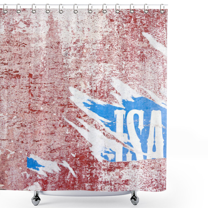 Personality  Pink Wall Texture Shower Curtains