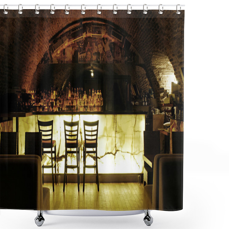 Personality  Bar Interior Shower Curtains