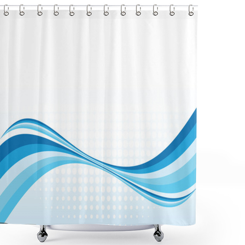 Personality  Elegant Business Background Shower Curtains