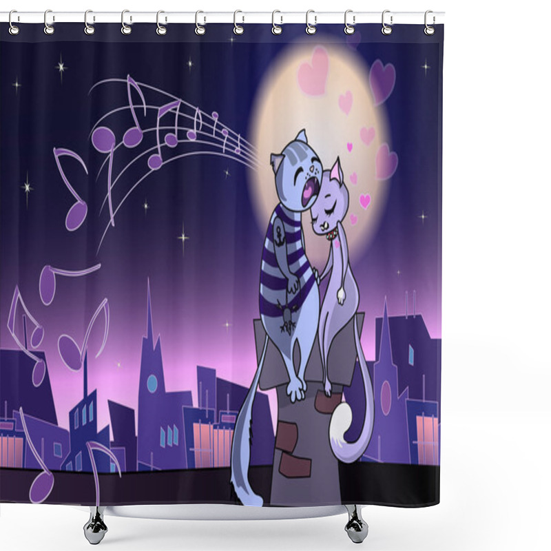 Personality  Love Song Shower Curtains