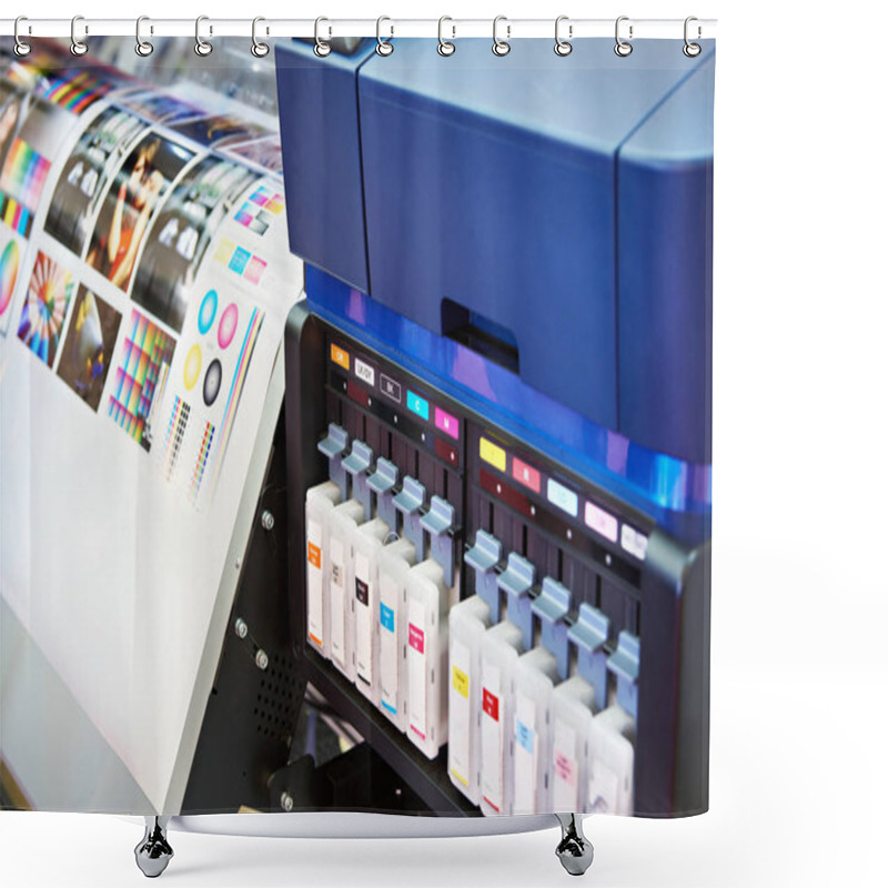 Personality  Ink Cartridges And Plotter Shower Curtains