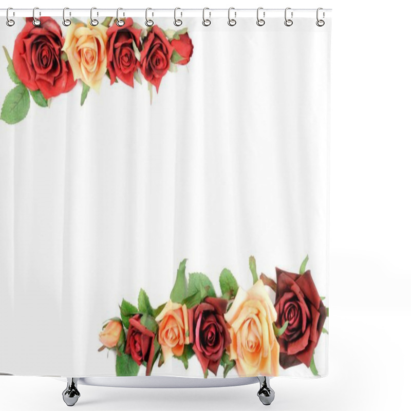 Personality  Rose Border Shower Curtains