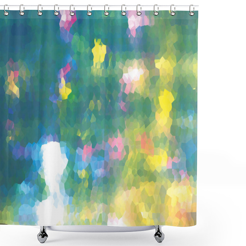 Personality  Abstract Background - Fantastic Flowers. Shower Curtains