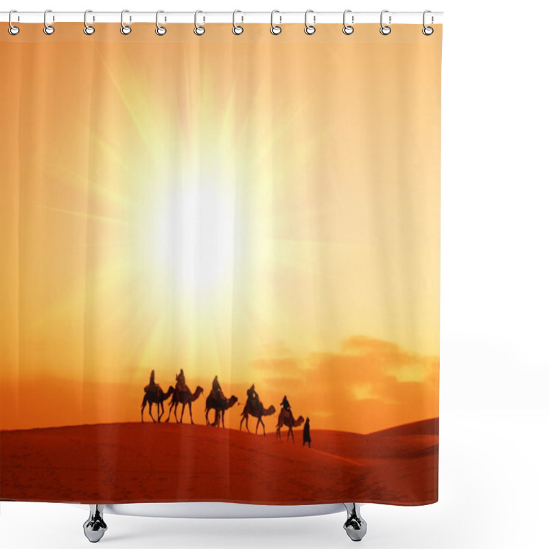 Personality  Caravan Shower Curtains