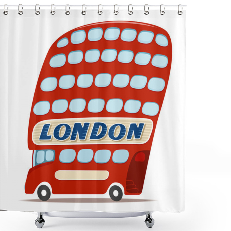 Personality  Double Decker Shower Curtains