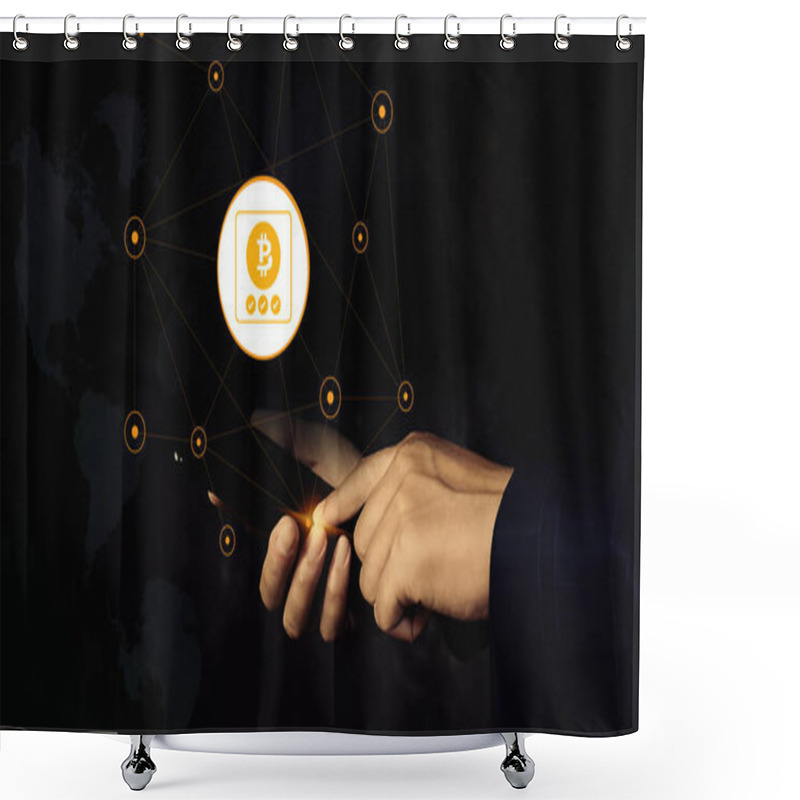 Personality   Bitcoin Always Up To Date Exploring The Role Of Developers And The Community In Continuous Improvement Of The Network Shower Curtains