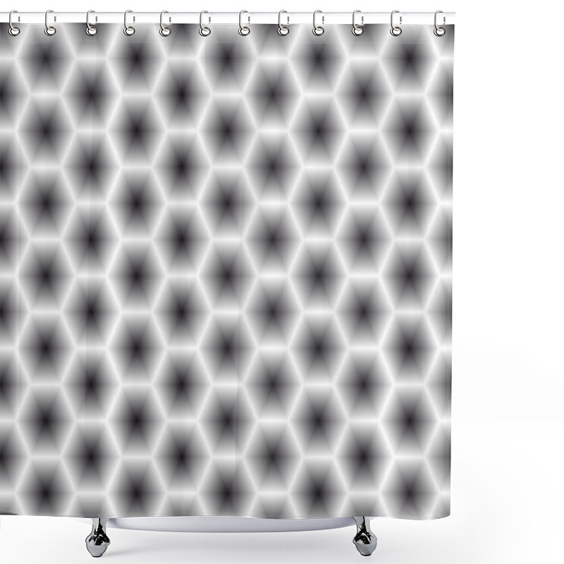 Personality  Metal Wire Mesh Seamless Background Shower Curtains