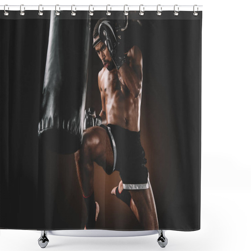 Personality  Muay Thai Fighter  Shower Curtains