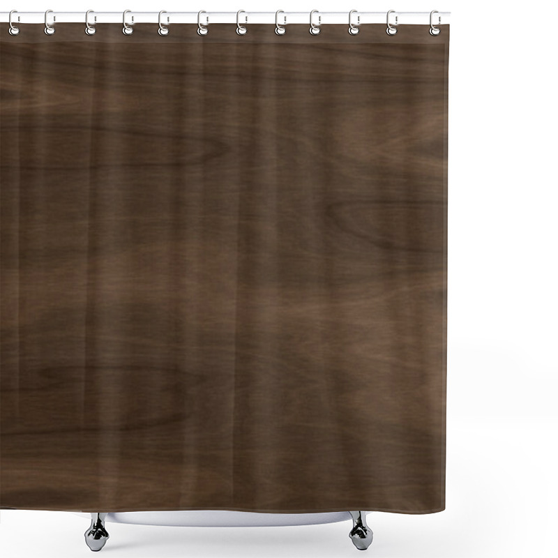 Personality  Background Texture Of Walnut Wood Shower Curtains