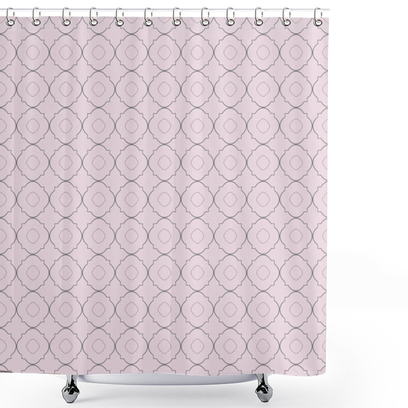 Personality  Quatrefoil Geometric Seamless Pattern Shower Curtains