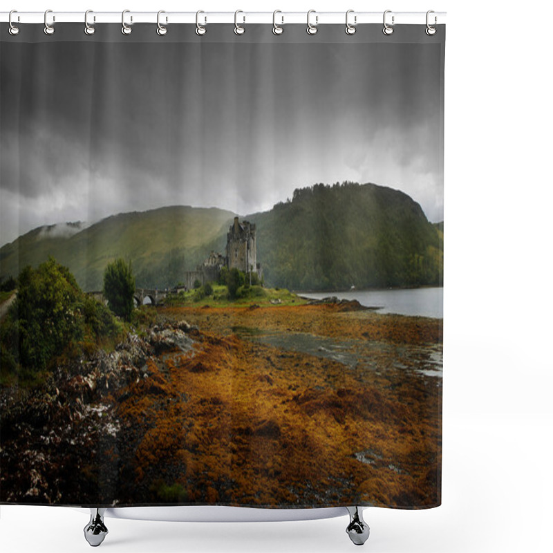 Personality  Castle One Of The Most Iconic Images Of Scotland. Shower Curtains