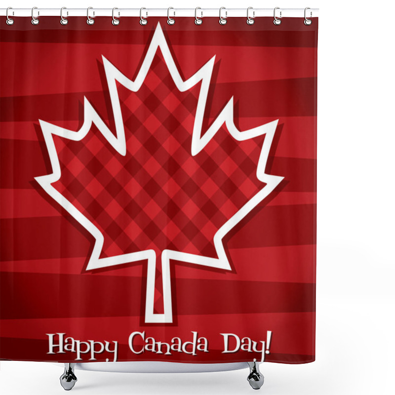 Personality  Happy Canada Day! Shower Curtains