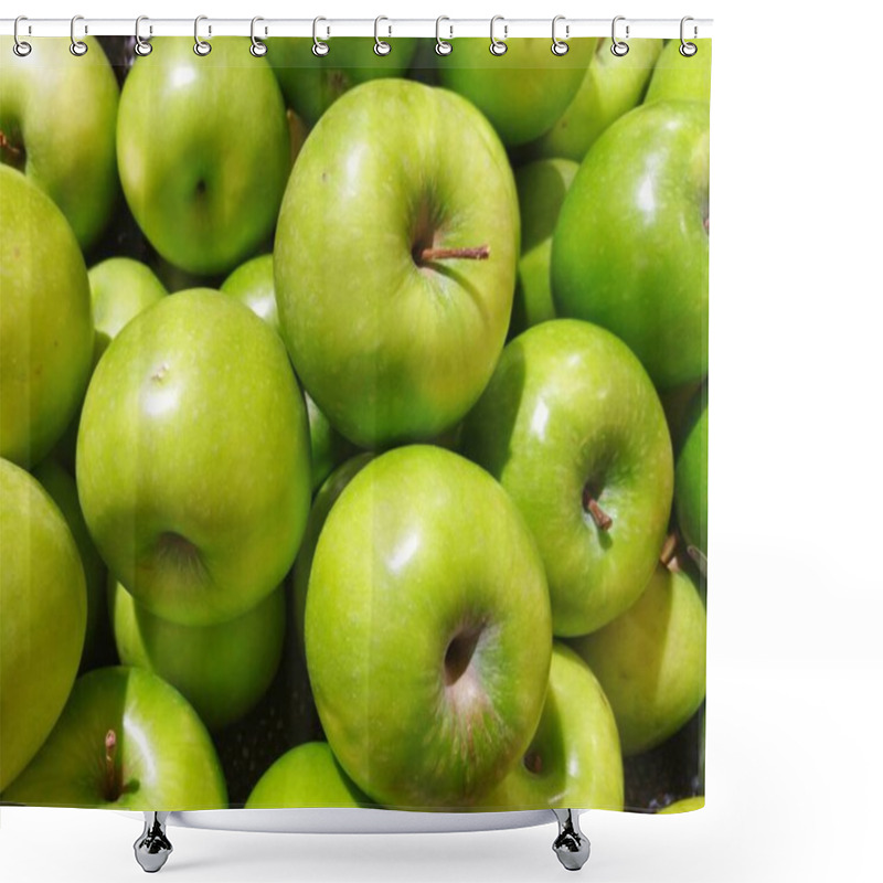 Personality  Green Granny Smith Apple Also Known As Sour Apple Or Apel Hijau  In Indonesia Shower Curtains