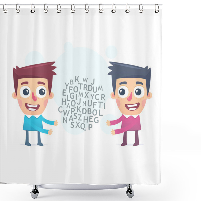 Personality  Co-authorship Shower Curtains