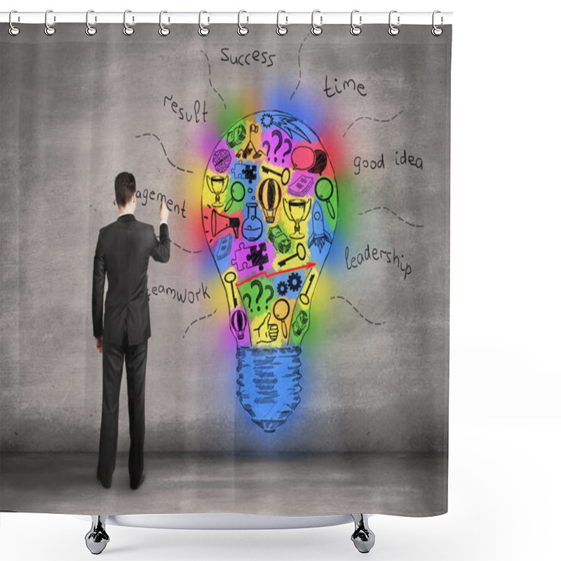 Personality  Creative Idea Concept Shower Curtains