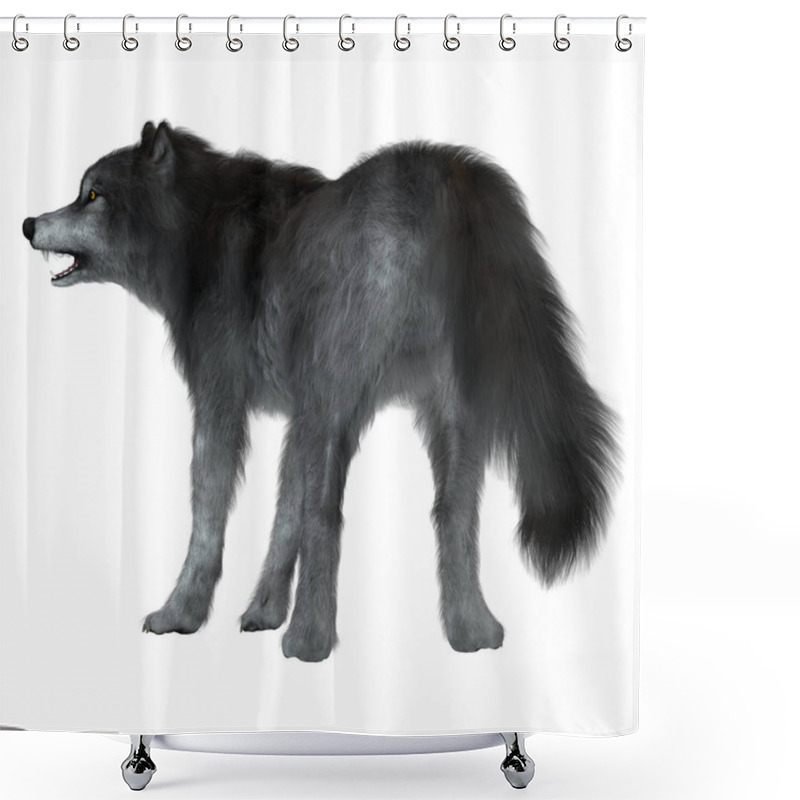 Personality  Dire Wolf Tail Shower Curtains