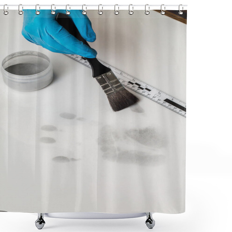 Personality  Fingerprint Shower Curtains