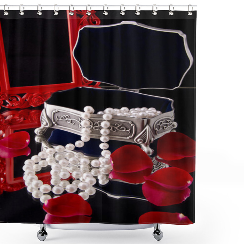 Personality  Jewelry Box Shower Curtains