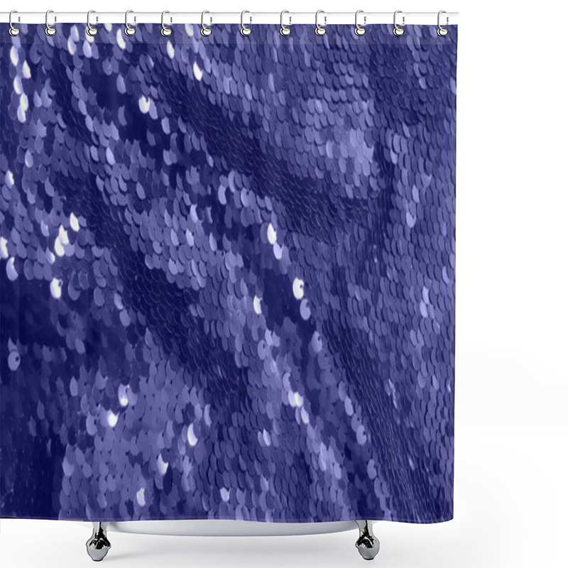 Personality  Festive Violet Mirror Texture And Abstract Background. Shower Curtains