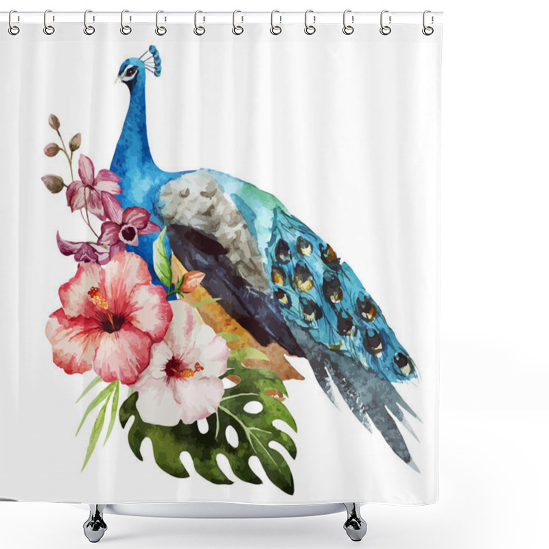 Personality  Peacock Shower Curtains