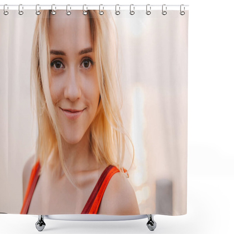 Personality  Portrait Shower Curtains