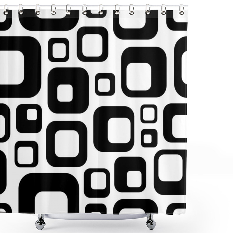 Personality  Seamless Squares Pattern Shower Curtains