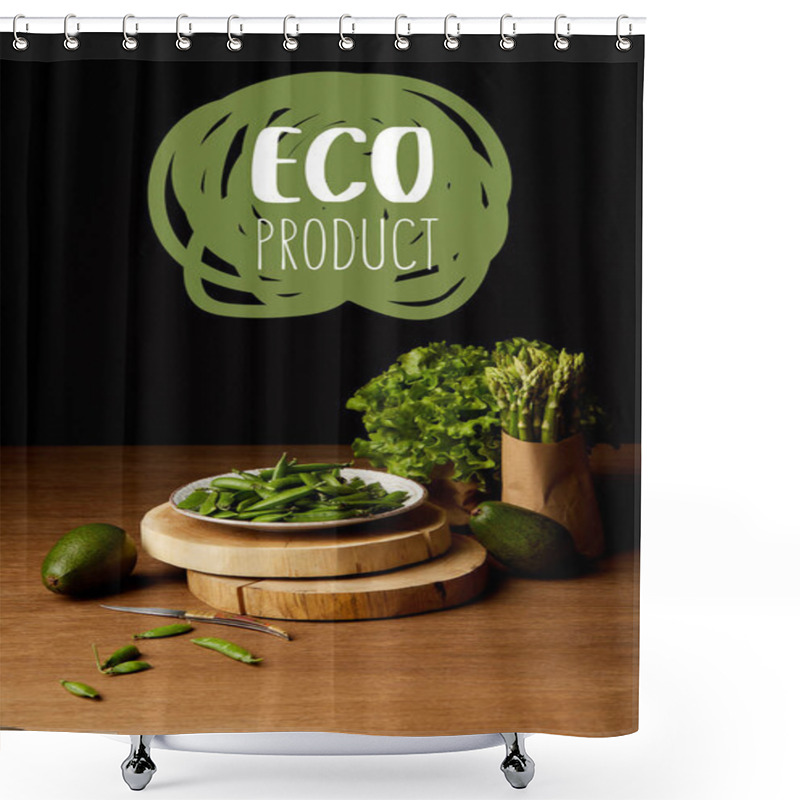 Personality  Ripe Green Vegetables On Wooden Table Top With 