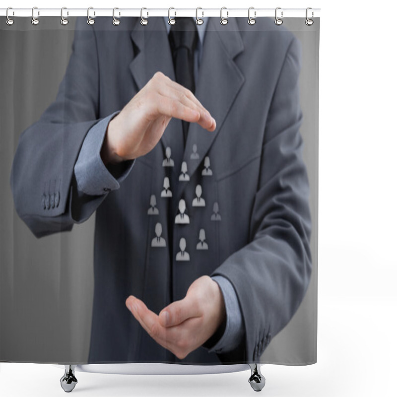 Personality  Customer Or Employees Care Concept Shower Curtains