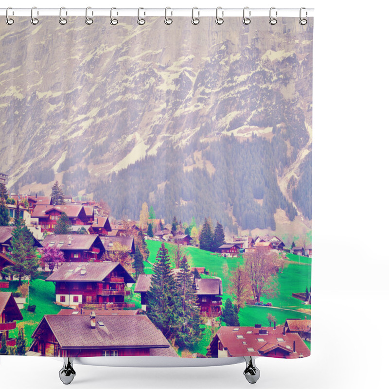 Personality  Small Town Shower Curtains