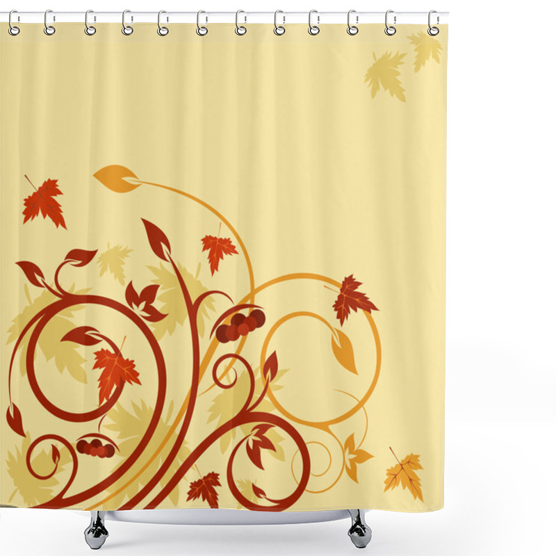 Personality  Natural Background Shower Curtains