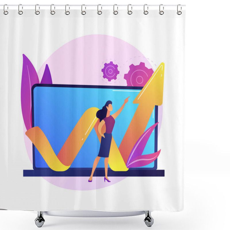 Personality  Software Testing Vector Concept Metaphor Shower Curtains