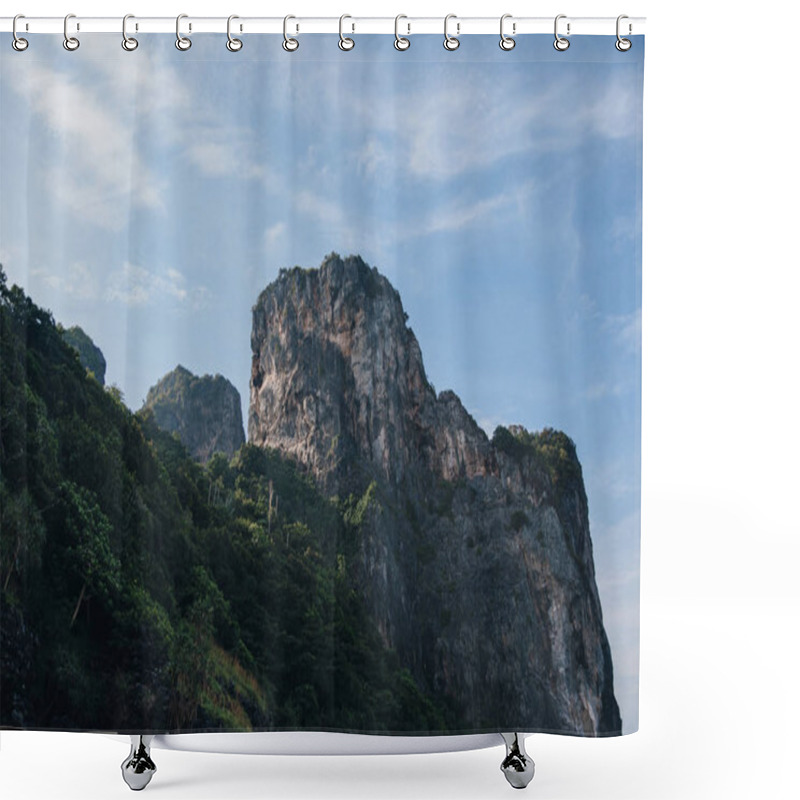 Personality  Cliffs Shower Curtains