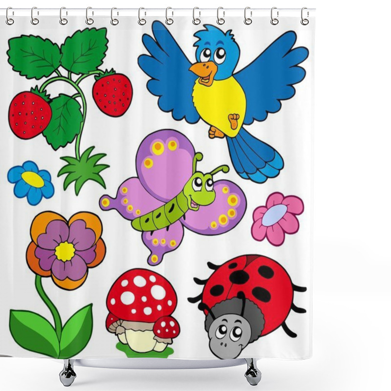 Personality  Spring Time Nature Collection Shower Curtains