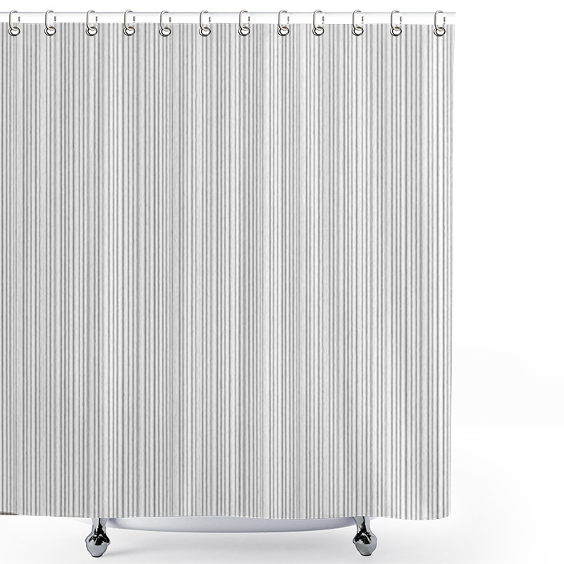 Personality  Modern White Stone Wall With Stripes Texture And Seamless Background Shower Curtains