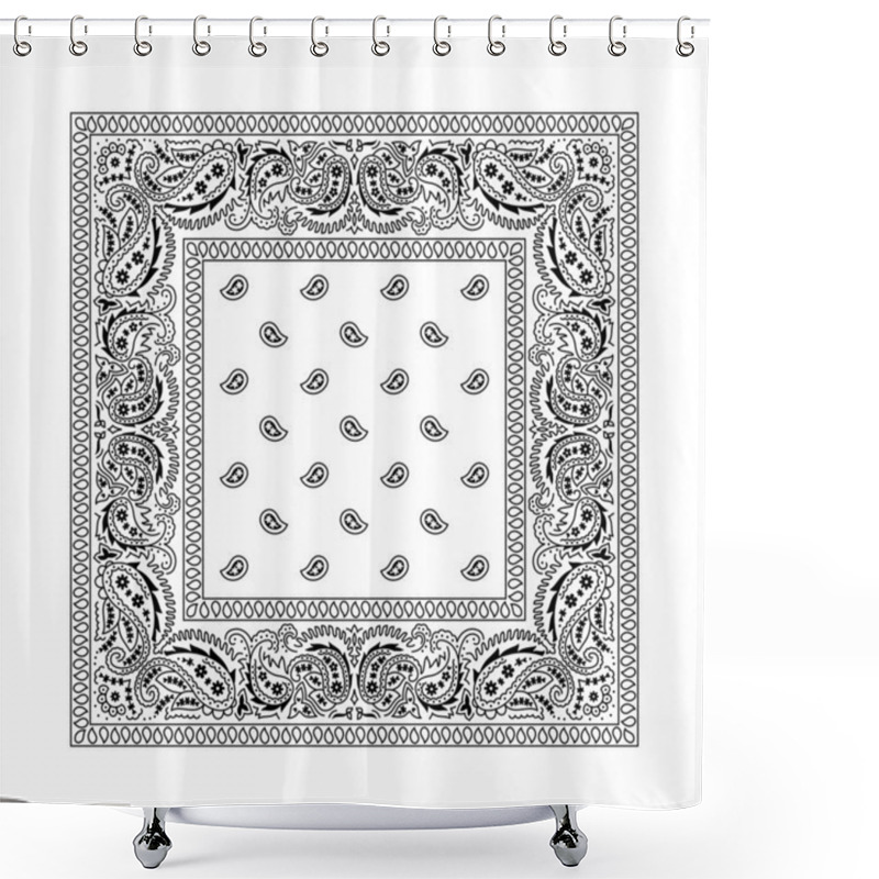 Personality  Bandana 2 (White) Shower Curtains