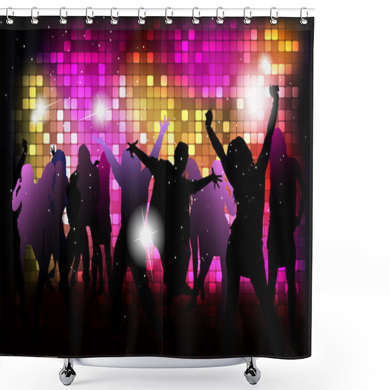 Personality  Dancing Young People Shower Curtains