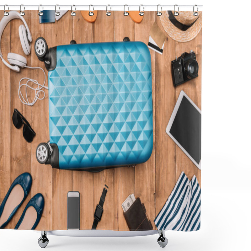 Personality  Travel Things Set Composition  Shower Curtains