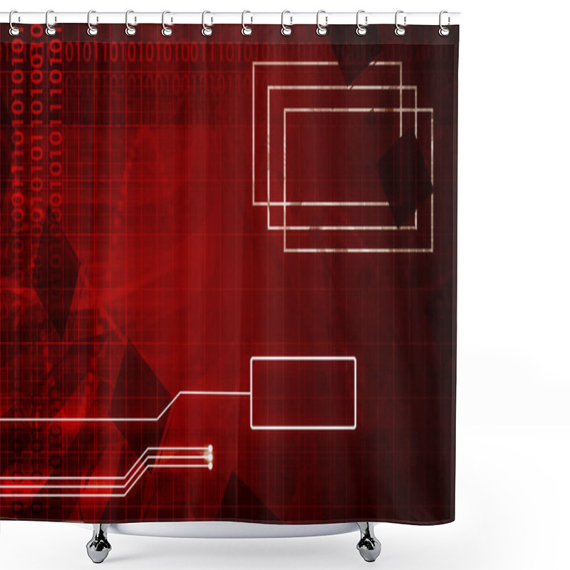 Personality  System Development Concept Art Shower Curtains