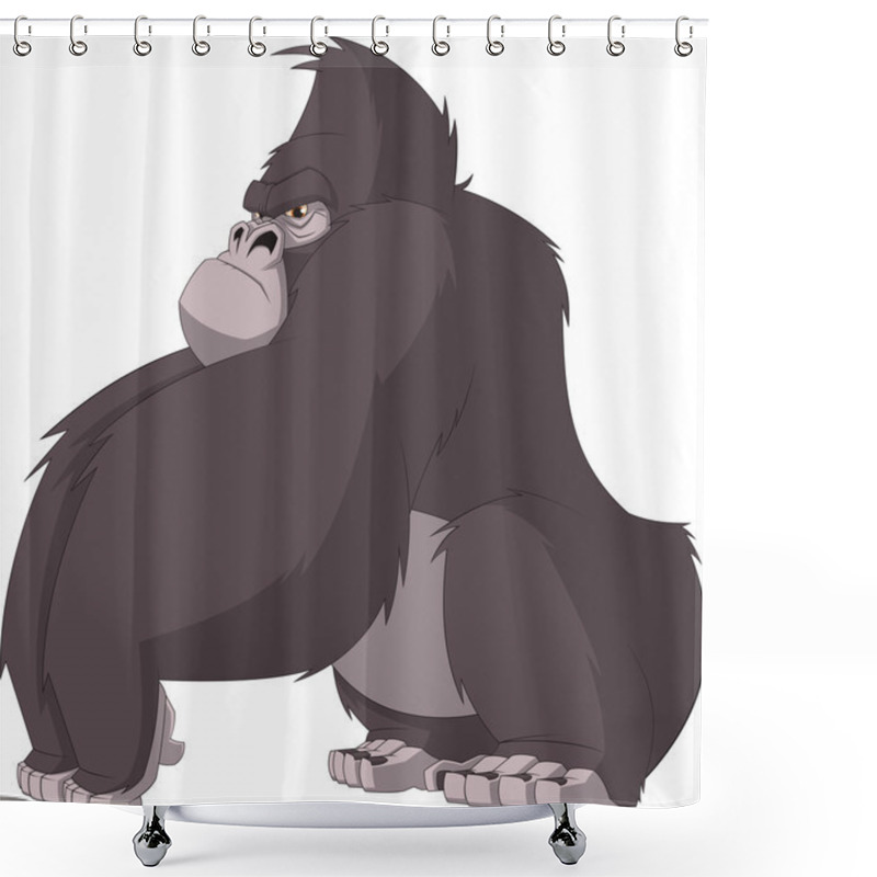 Personality  Funny Monkey Shower Curtains