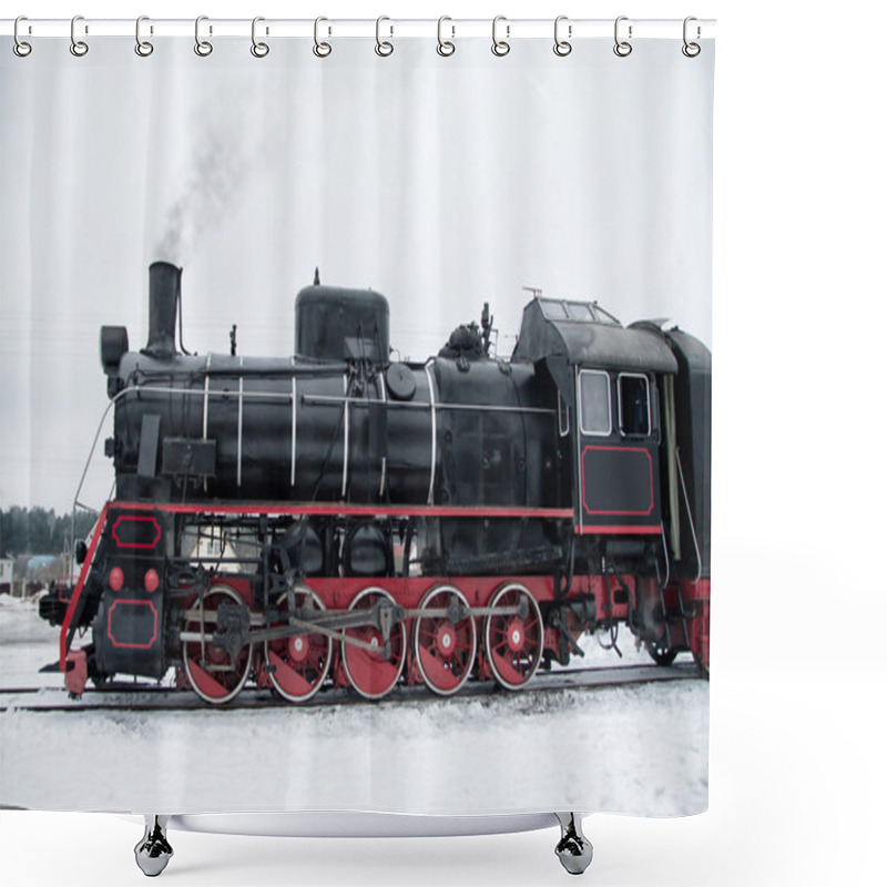 Personality  Ghost Train Shower Curtains