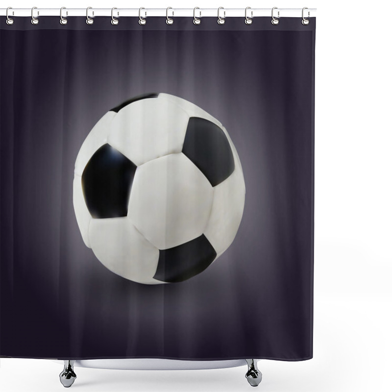 Personality  Vector Soccer Game Ball Shower Curtains