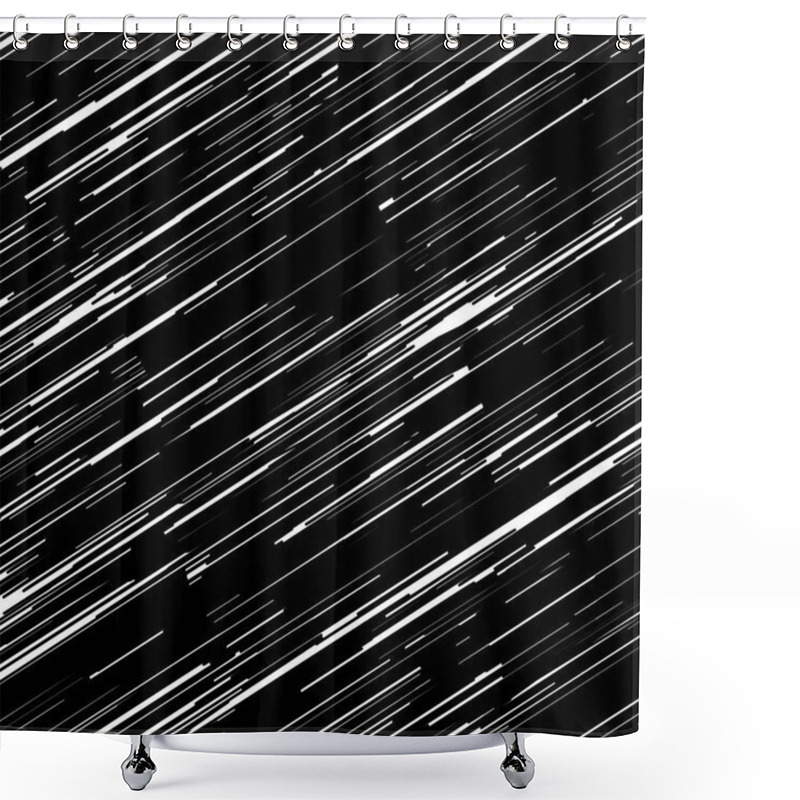 Personality  Rain In The Night Art Design Shower Curtains